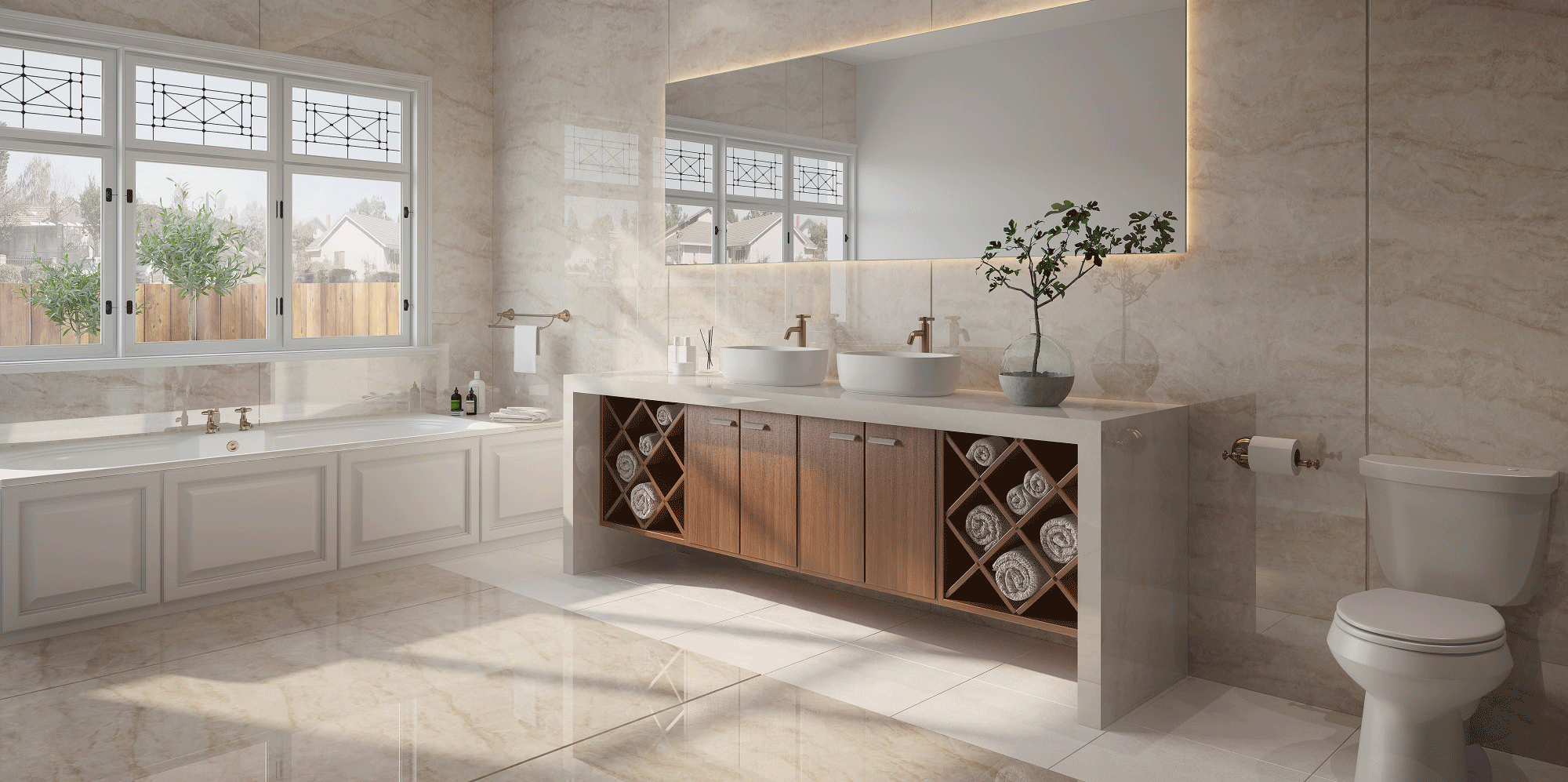 Plan de salle de bain